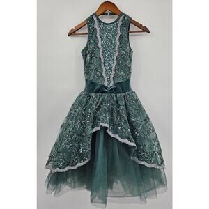 Weissman Dancewear Adult Size SA Small Green Dance Costume/Fairy Dress Up/Photos